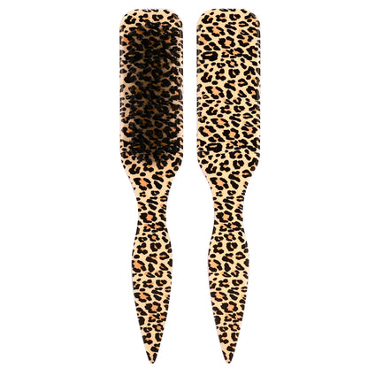 Bristle Slick Back Hair Brush for Sleek Ponytail Bun & Smoothing Baby Hairs, Flyaways, Edge Control - Backcombing & Teasing