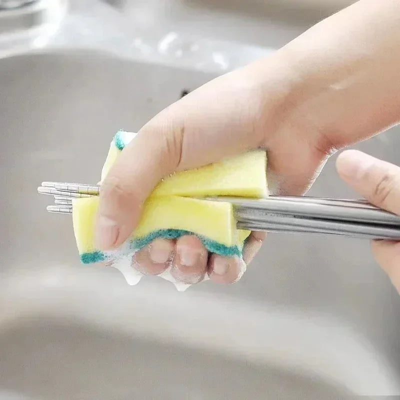Double-Sided Magic Cleaning Sponge Set | Kitchen Scrubber