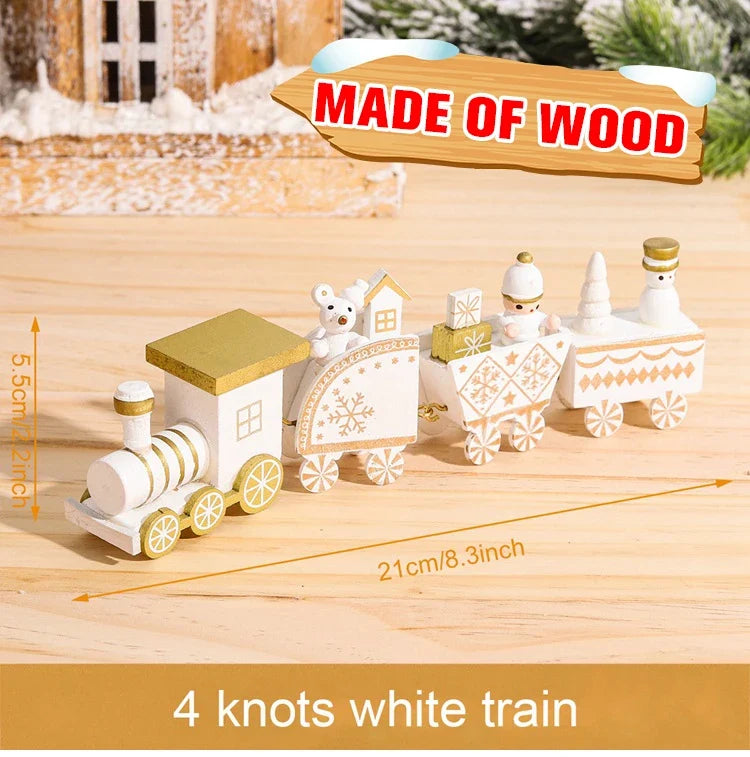 Christmas Train Merry Christmas Decorations For Home 2025 Cristmas Ornament Xmas Navidad Noel Gifts Happy New Year 2026 Gifts