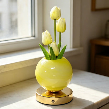 TulipGlow™ Planet Lamp 🌷✨ — Dreamy Light, Cozy Vibes