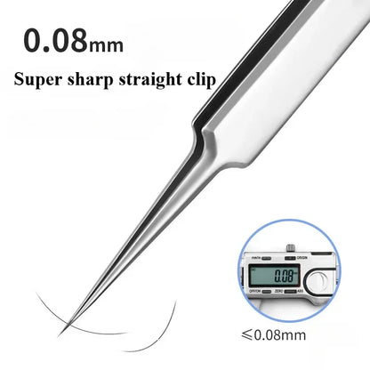 German 1/3/8Pack Extra Fine No. 5 Cellular Acne Blackhead Tweezers - Facial Beauty Remove Acne Needle Tools for Skin Care Tools