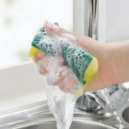 Double-Sided Magic Cleaning Sponge Set | Kitchen Scrubber