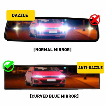 Wide Angle Convex Car Baby Rear View Mirror Anti Glare Large Vision Panoramic Interior Auxiliary Monitor for Vehicle Safety