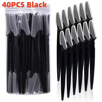 Facial Razor Dermaplaning Set | Eyebrow Shaping · Face Shaving · Multicolour | 10 · 15 · 30 Piece | Braviixx