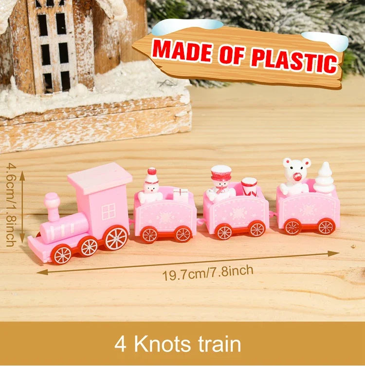 Christmas Train Merry Christmas Decorations For Home 2025 Cristmas Ornament Xmas Navidad Noel Gifts Happy New Year 2026 Gifts