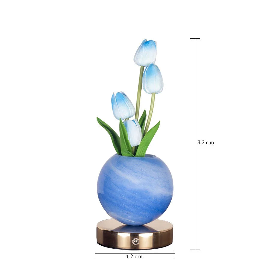 TulipGlow™ Planet Lamp 🌷✨ — Dreamy Light, Cozy Vibes