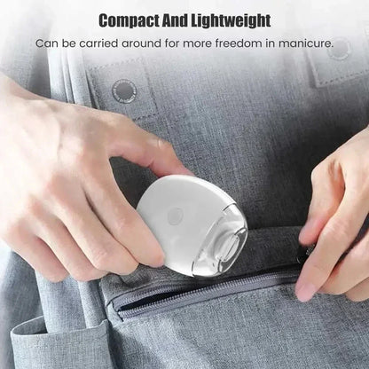 2in1 Electric Nail Clipper Cutter with LED Light Anti-Pinch Automatic Nail Grinder Trimmer for Baby Mini Manicure Tool Nail Care