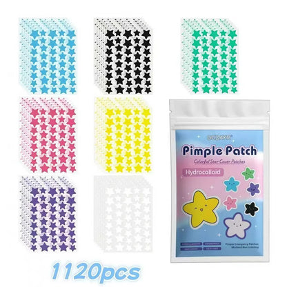 StarSpot™ Colorful Star Pimple Patches | Hydrocolloid Blemish Patches – 280, 1120 or 1680 Count
