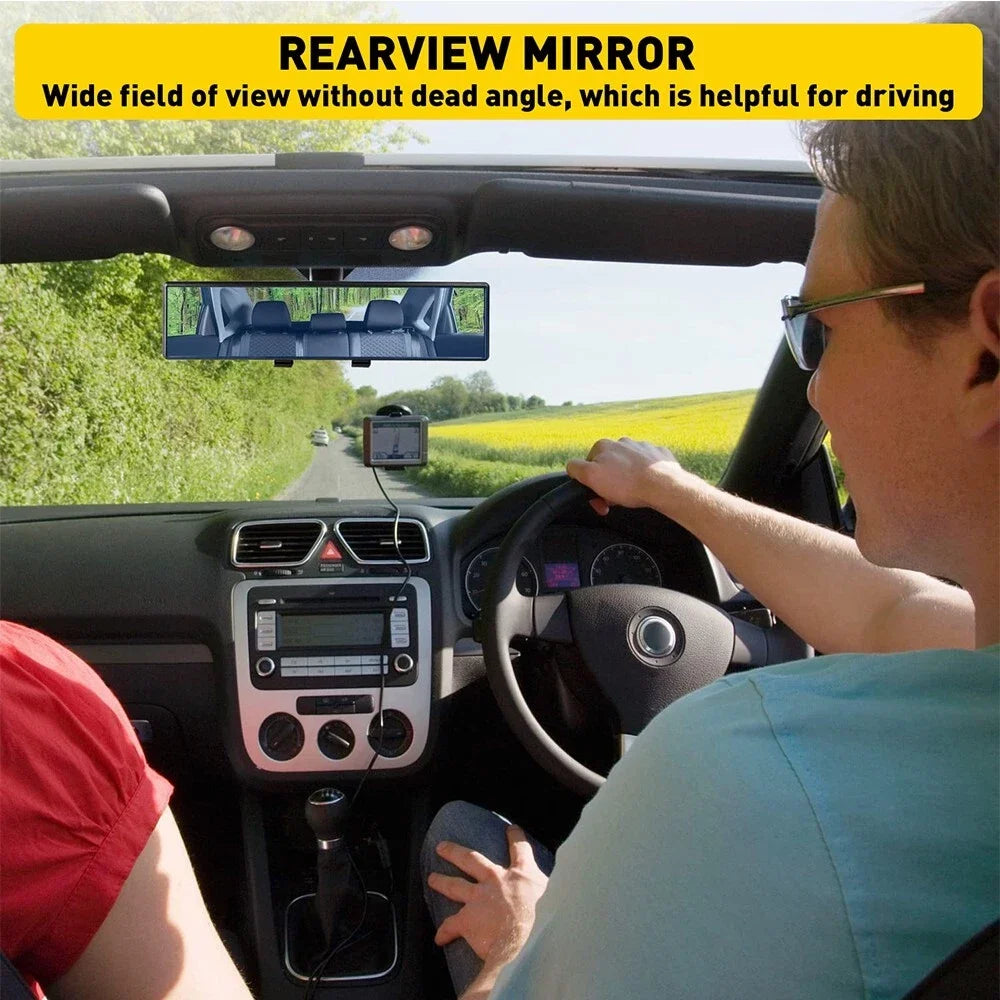 Wide Angle Convex Car Baby Rear View Mirror Anti Glare Large Vision Panoramic Interior Auxiliary Monitor for Vehicle Safety