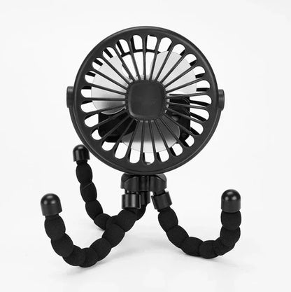 Multi Functional Student Baby Stroller Portable USB Mini  USB Rechargeable Handheld Electric Fan for Home 3 Speeds