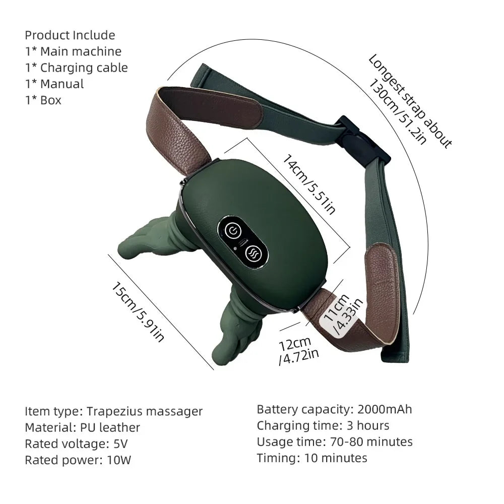 4D Wireless Neck and Shoulder Massager