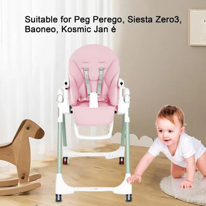 Dining Chair Cover PU Leather Baby Dining Chair Cover Soft Multifunctional Seat Cover With Padded Comfortable for Children