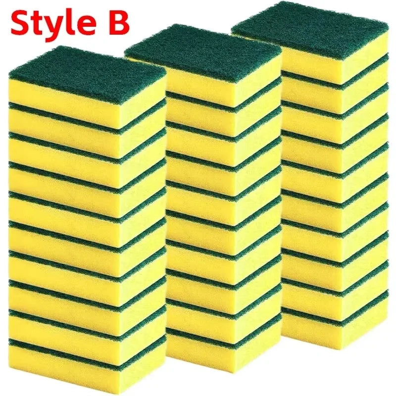 Double-Sided Magic Cleaning Sponge Set | Kitchen Scrubber