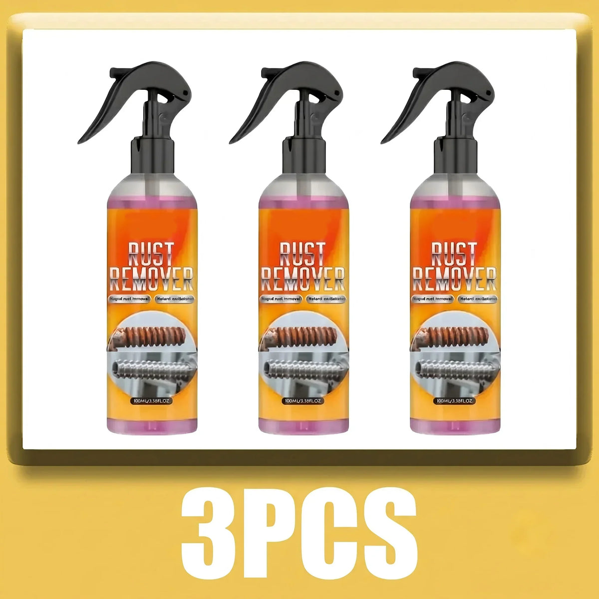 Multi-use Auto Rust Remover Used for Rust Removal Supplying Protective Coat on Car Brake Parts Metal Surface 1/3PCS
