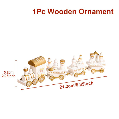 Christmas Train Merry Christmas Decorations For Home 2025 Cristmas Ornament Xmas Navidad Noel Gifts Happy New Year 2026 Gifts