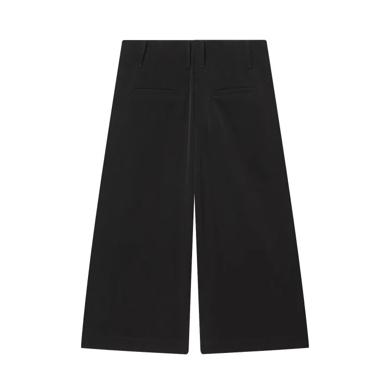 ETJ 2025 women's new fashion design three-dimensional cut high collar slim suit jacket & matching casual trousers
