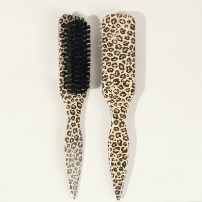 Bristle Slick Back Hair Brush for Sleek Ponytail Bun & Smoothing Baby Hairs, Flyaways, Edge Control - Backcombing & Teasing