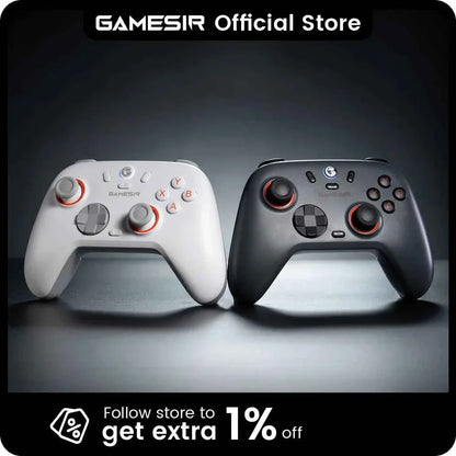 GameSir Nova 2 Lite Wireless Switch Controller Bluetooth Gamepad with Hall Effect for Nintendo Switch, iPhone, Android, PC