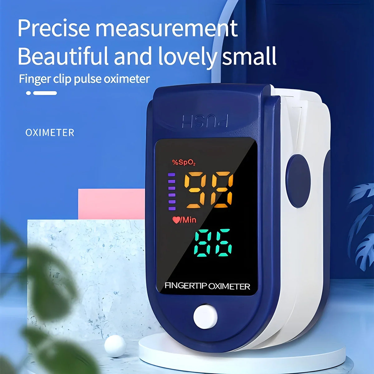 Infrared Forehead Thermometer & Finger Pulse Oximeter | Non-Contact