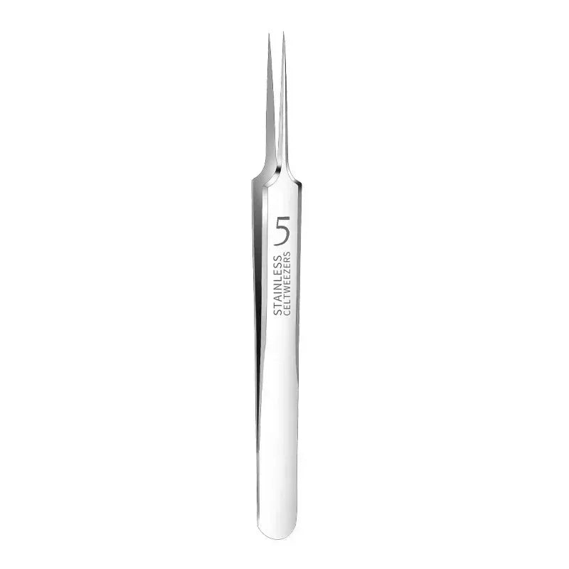 German 1/3/8Pack Extra Fine No. 5 Cellular Acne Blackhead Tweezers - Facial Beauty Remove Acne Needle Tools for Skin Care Tools