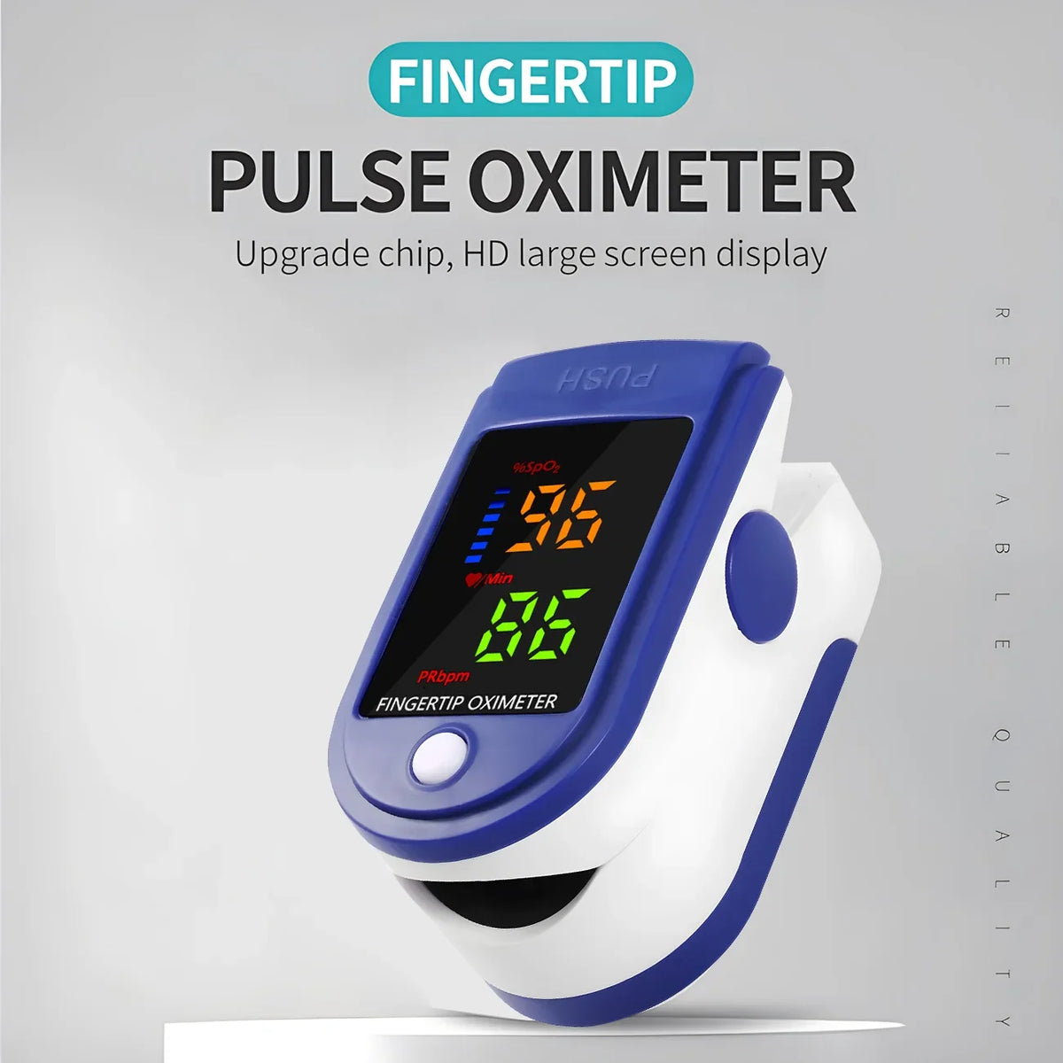 Infrared Forehead Thermometer & Finger Pulse Oximeter | Non-Contact