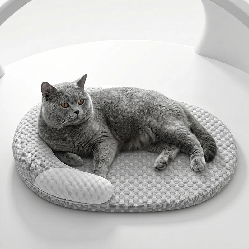 Cooling Pet Bed With Breathable Heat Dissipation Cooling Pad