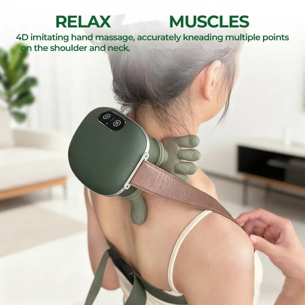 4D Wireless Neck and Shoulder Massager