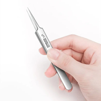 German 1/3/8Pack Extra Fine No. 5 Cellular Acne Blackhead Tweezers - Facial Beauty Remove Acne Needle Tools for Skin Care Tools