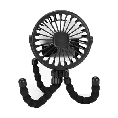 Multi Functional Student Baby Stroller Portable USB Mini  USB Rechargeable Handheld Electric Fan for Home 3 Speeds