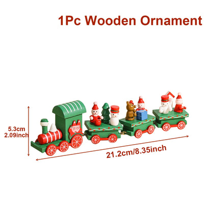 Christmas Train Merry Christmas Decorations For Home 2025 Cristmas Ornament Xmas Navidad Noel Gifts Happy New Year 2026 Gifts