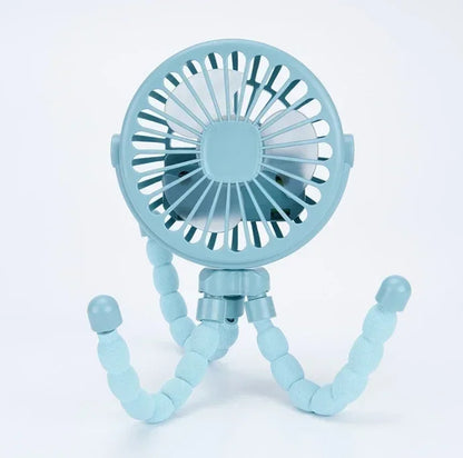 Multi Functional Student Baby Stroller Portable USB Mini  USB Rechargeable Handheld Electric Fan for Home 3 Speeds