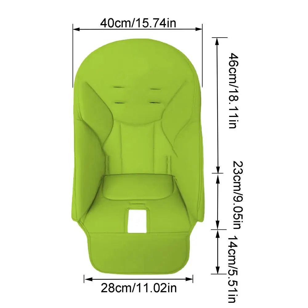 Dining Chair Cover PU Leather Baby Dining Chair Cover Soft Multifunctional Seat Cover With Padded Comfortable for Children