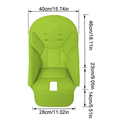 Dining Chair Cover PU Leather Baby Dining Chair Cover Soft Multifunctional Seat Cover With Padded Comfortable for Children