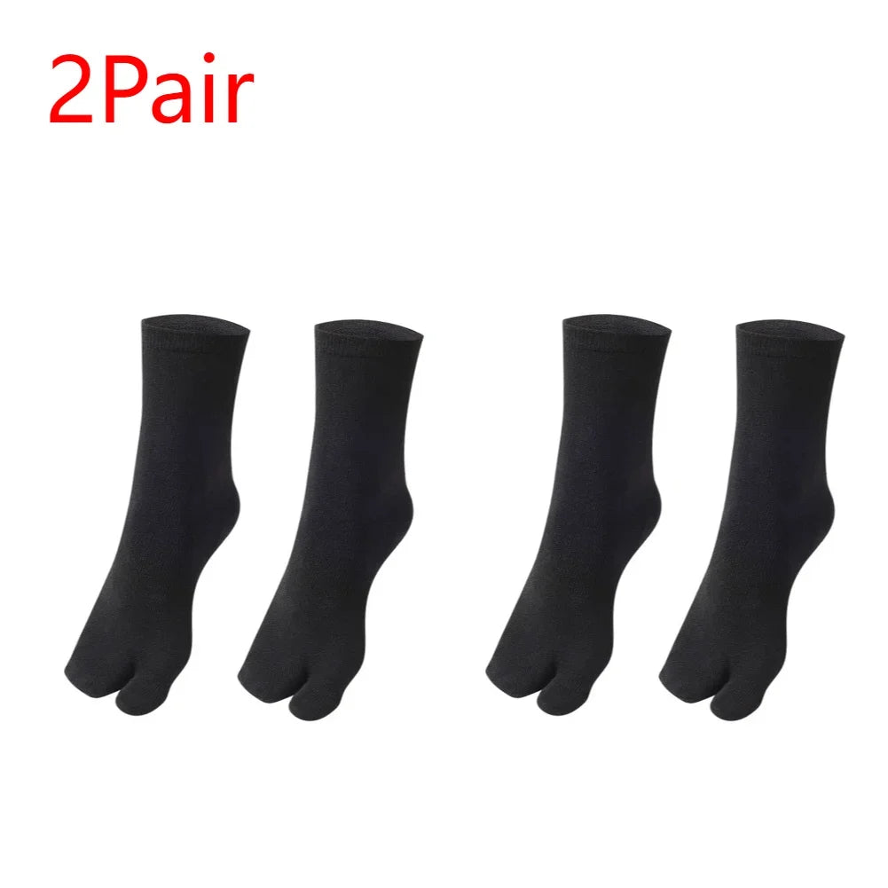 1-5PCS Women/Men Unisex Japanese Kimono Flip Flop Sandal Split Two Toes Sock Tabi Geta Cotton Socks New Arrival
