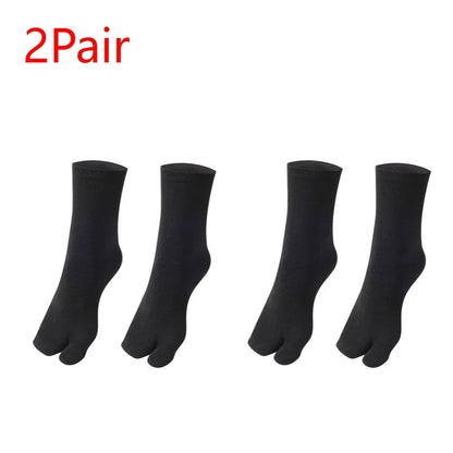 1-5PCS Women/Men Unisex Japanese Kimono Flip Flop Sandal Split Two Toes Sock Tabi Geta Cotton Socks New Arrival