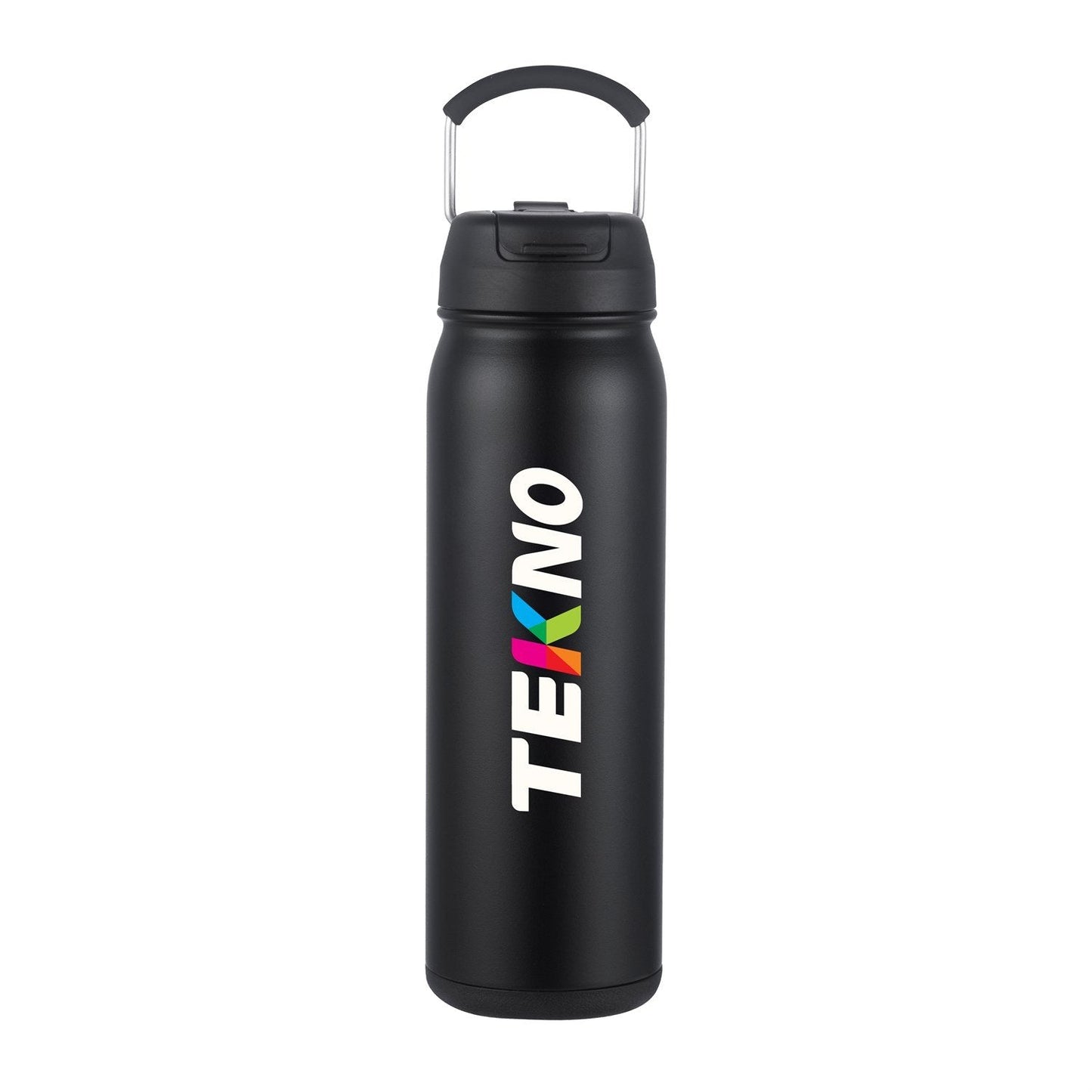 Freeze Sip  24oz Recycled Stainless Steel Bottle with easy carry handle, dual use lid & twist open bottom