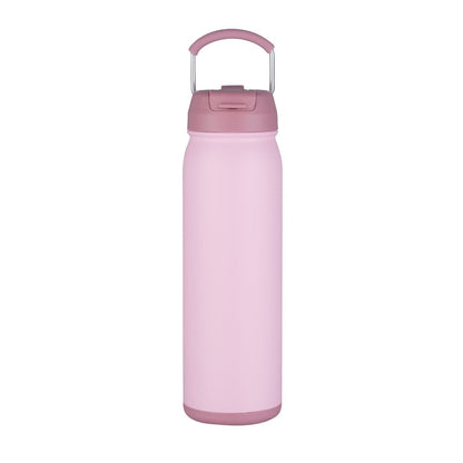 Freeze Sip  24oz Recycled Stainless Steel Bottle with easy carry handle, dual use lid & twist open bottom
