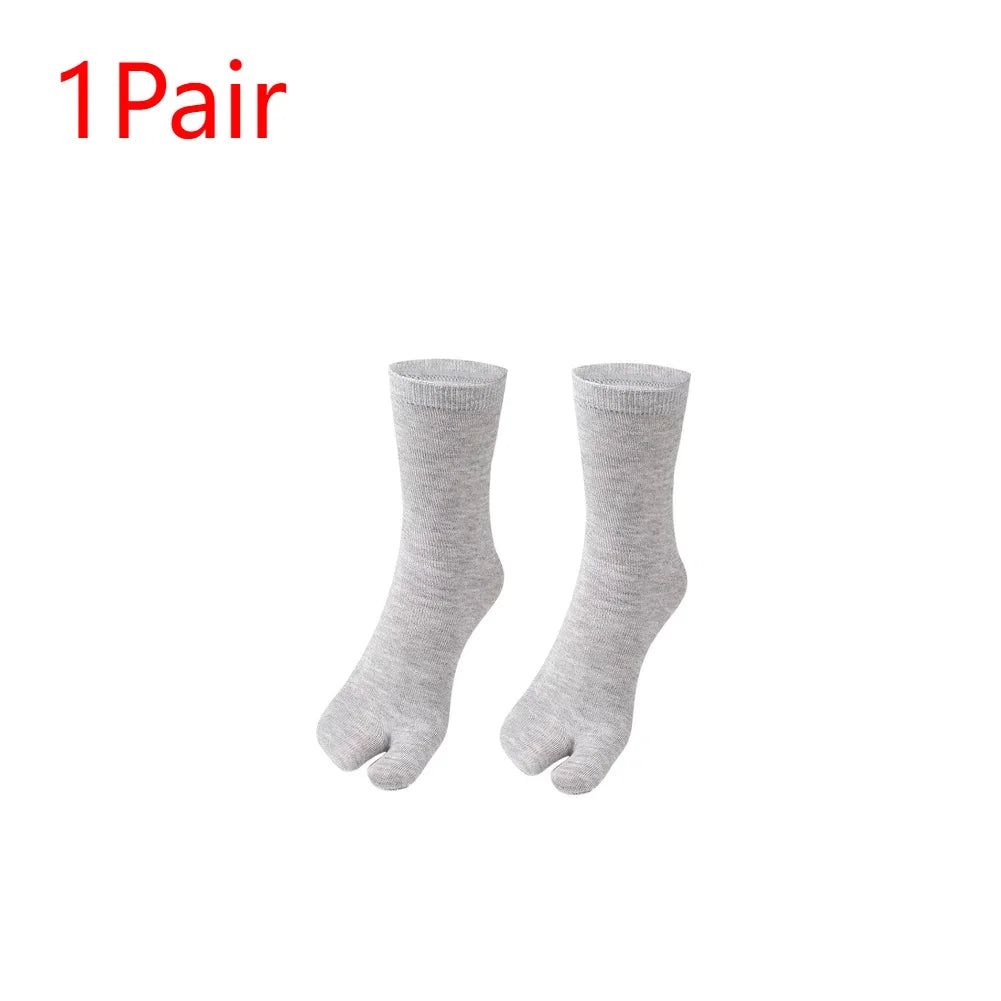 1-5PCS Women/Men Unisex Japanese Kimono Flip Flop Sandal Split Two Toes Sock Tabi Geta Cotton Socks New Arrival