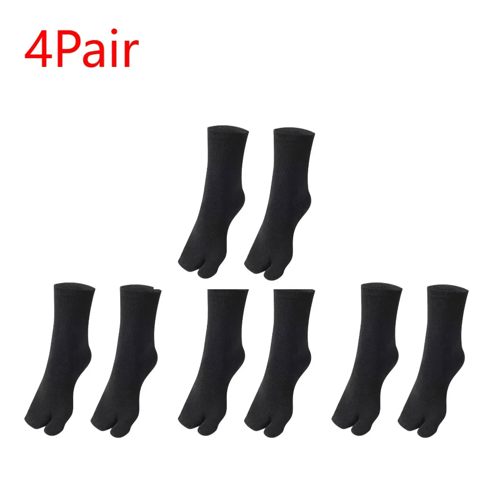 1-5PCS Women/Men Unisex Japanese Kimono Flip Flop Sandal Split Two Toes Sock Tabi Geta Cotton Socks New Arrival