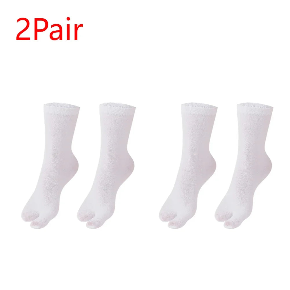 1-5PCS Women/Men Unisex Japanese Kimono Flip Flop Sandal Split Two Toes Sock Tabi Geta Cotton Socks New Arrival